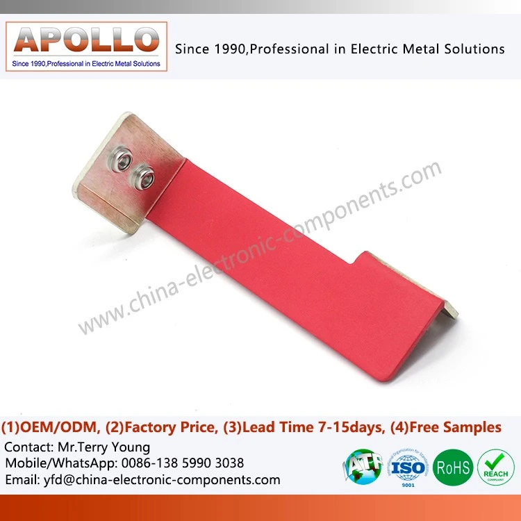Nickel-plated Copper Busbar with Epoxy Coating